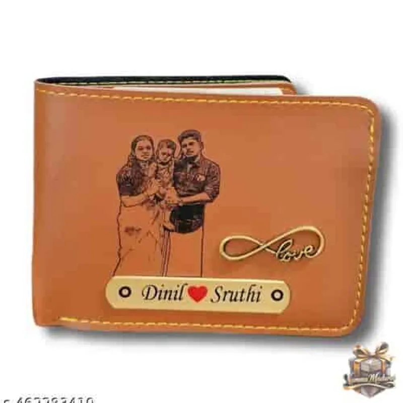 Foam Wallet With Engraving,Charm and Name Tag