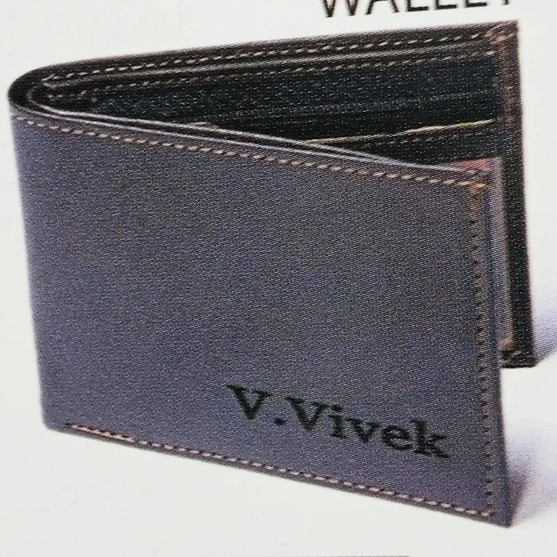 Customized Wallet - Name Engraving