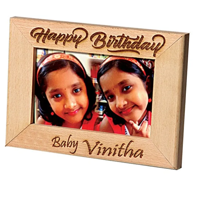 Wooden Frame With Engraving