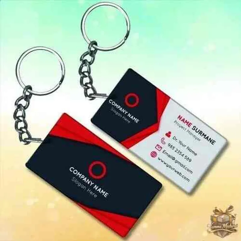 Visiting Card Key Chain