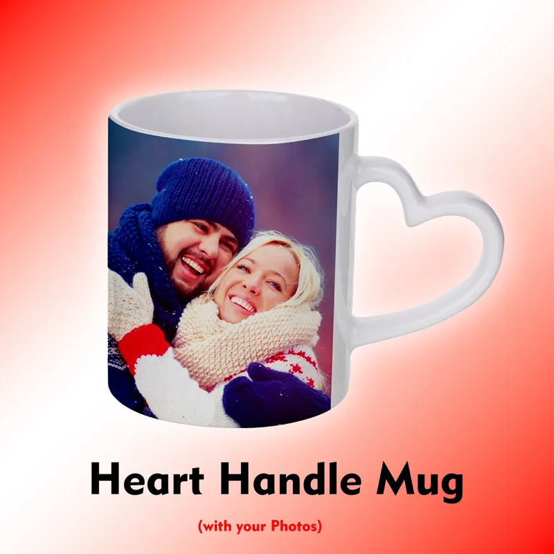 Heart handle Mug