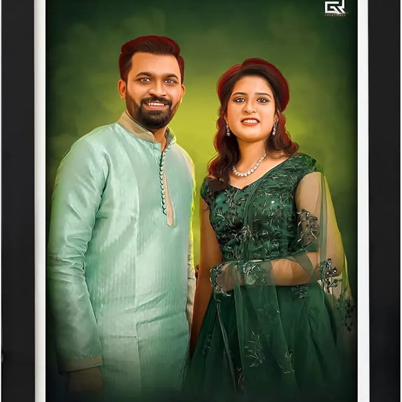 Oil Painting - Digital -  ( Two Head )