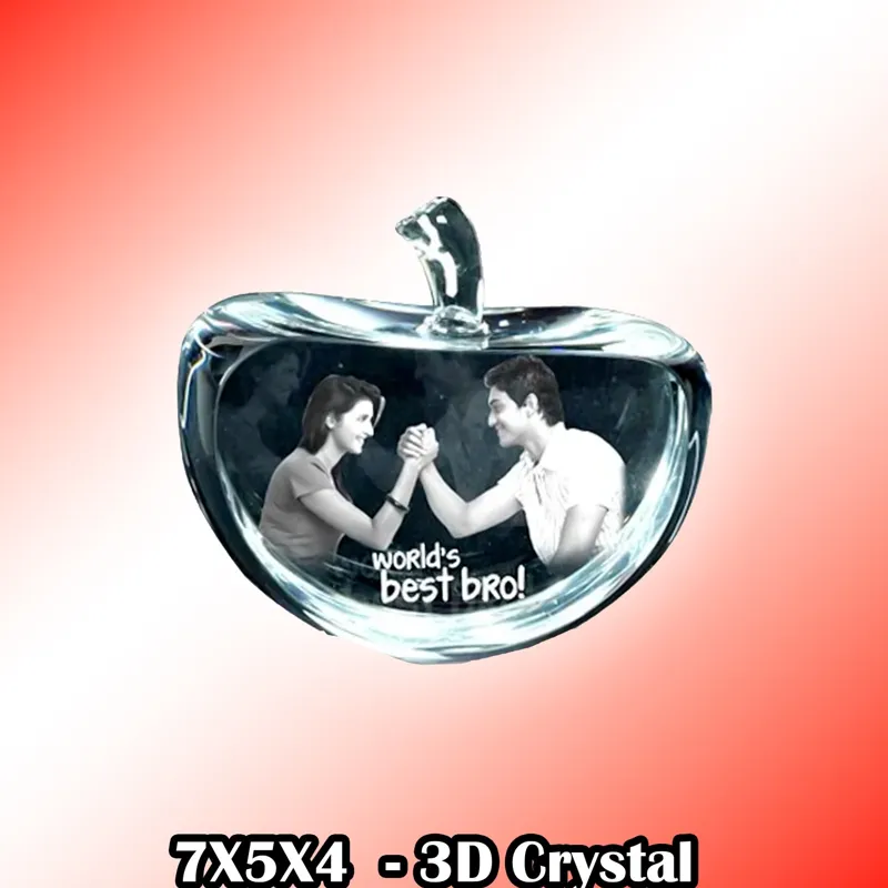 Small Apple - 3D Crystal