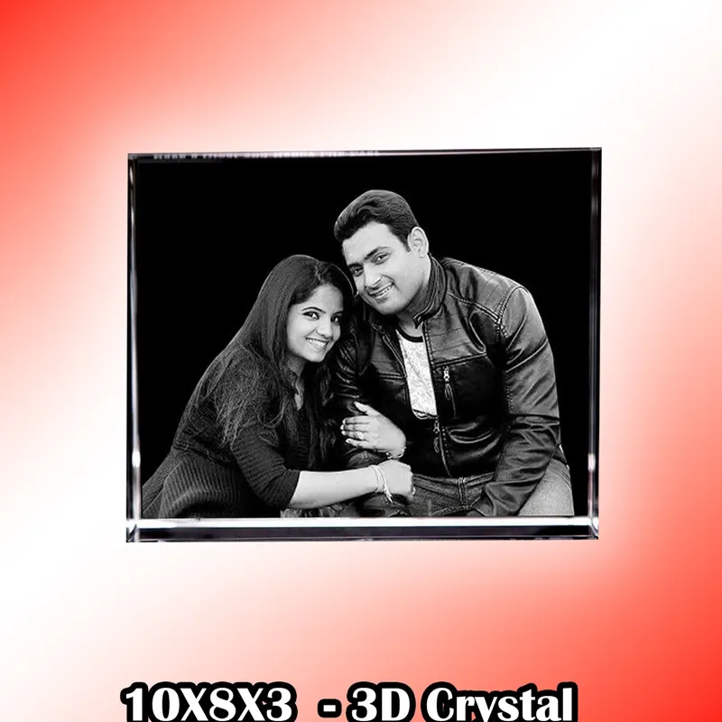 10 X 8 X 3 - 3D Crystal