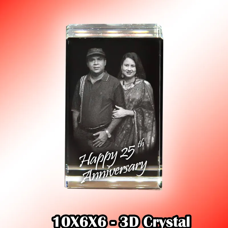 10 X 6 X 6 - 3D Crystal