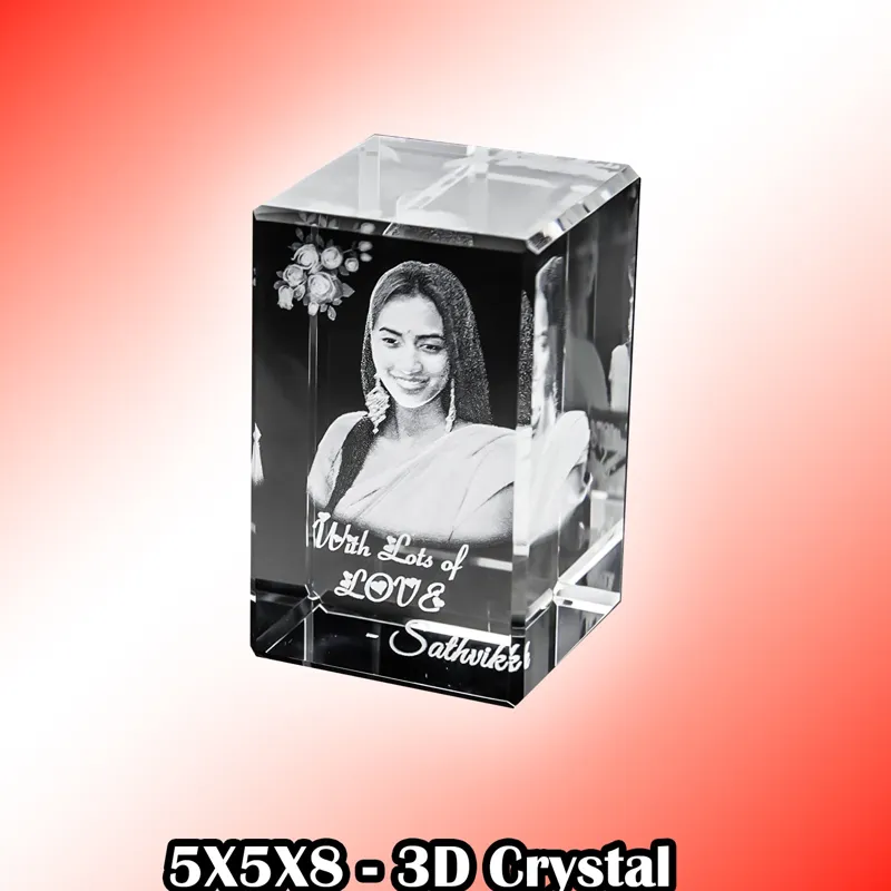 5 X 5 X 8 - 3D Crystal